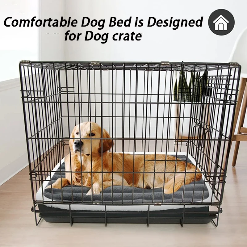 Cama de invierno para perros, almohadillas lavables para dormir para perros, perrera suave, impermeable, cama para perros grandes, caja de huevos, esteras de espuma para cachorros, razas medianas y pequeñas - imagen 4