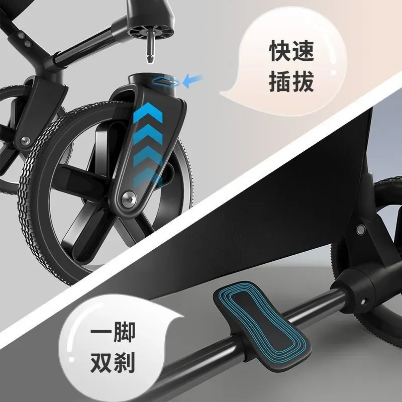 Carro para mascotas, carrito plegable ligero para gatos, cochecito para perros, cochecito para gatos, carrito para perros, productos para mascotas - imagen 3