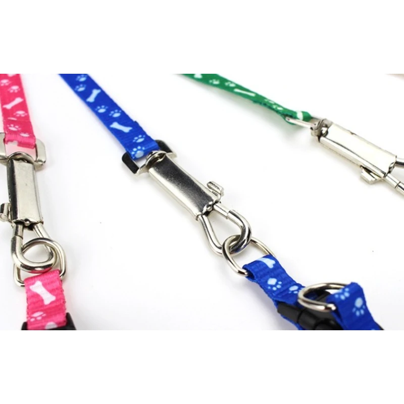 Correa de nailon ajustable para perros, arnés suave para mascotas pequeñas, plomo de entrenamiento para cachorros, gatos y conejos, Collar transpirable para caminar al aire libre - imagen 3