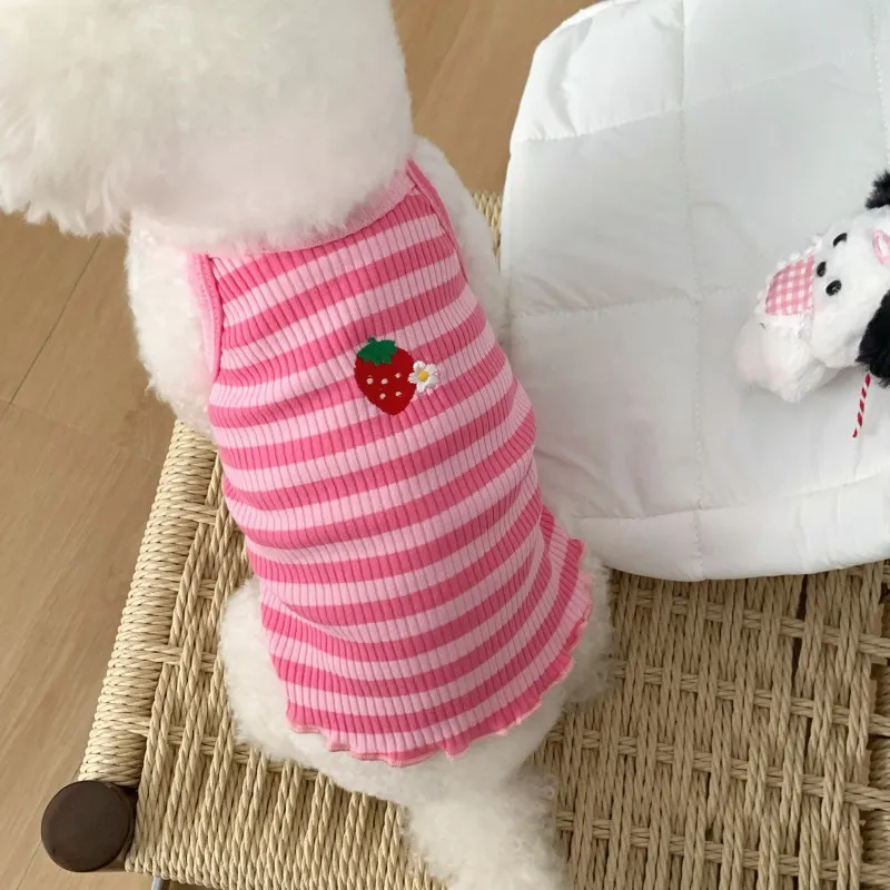 Chaleco con tirantes y camiseta fresca para perros gatos Chihuahua Bichón - imagen 4