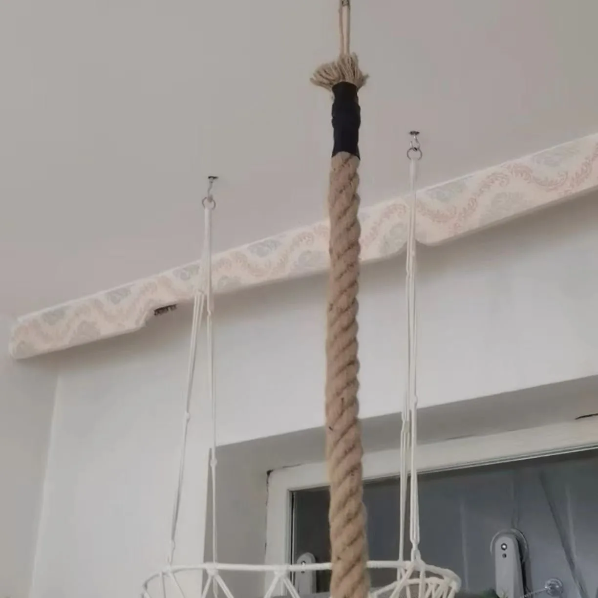 Rascador de Sisal montado en la pared para árbol de cuerda de escalada en el techo para gatos, muebles duraderos para mascotas, entrenamiento de molienda de garras - imagen 3