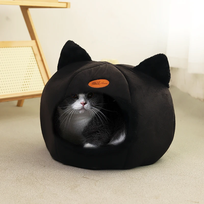 Nido cálido multiforma para gatos – Cama multiusos portátil y lavable