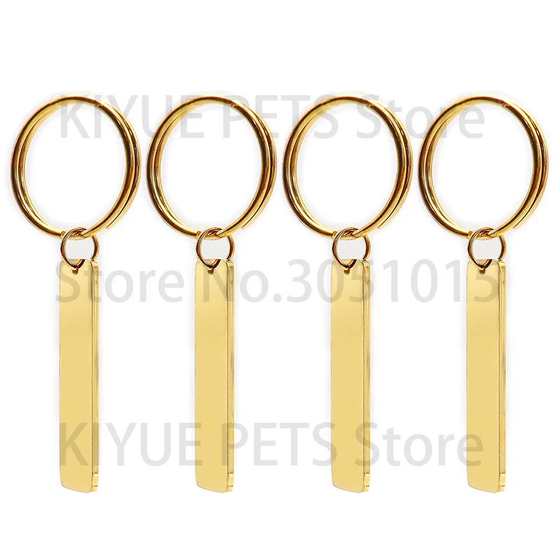 Llavero de identificación para perro en acero inoxidable pulido - imagen 5