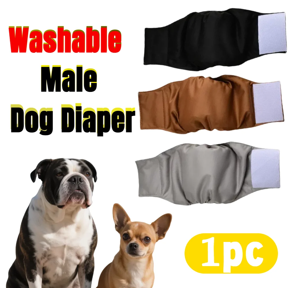 Pañal lavable para perros pequeños y medianos, bragas sanitarias reutilizables para mascotas XS, pantalón de orina a prueba de fugas, suministros para cachorros y Chihuahua