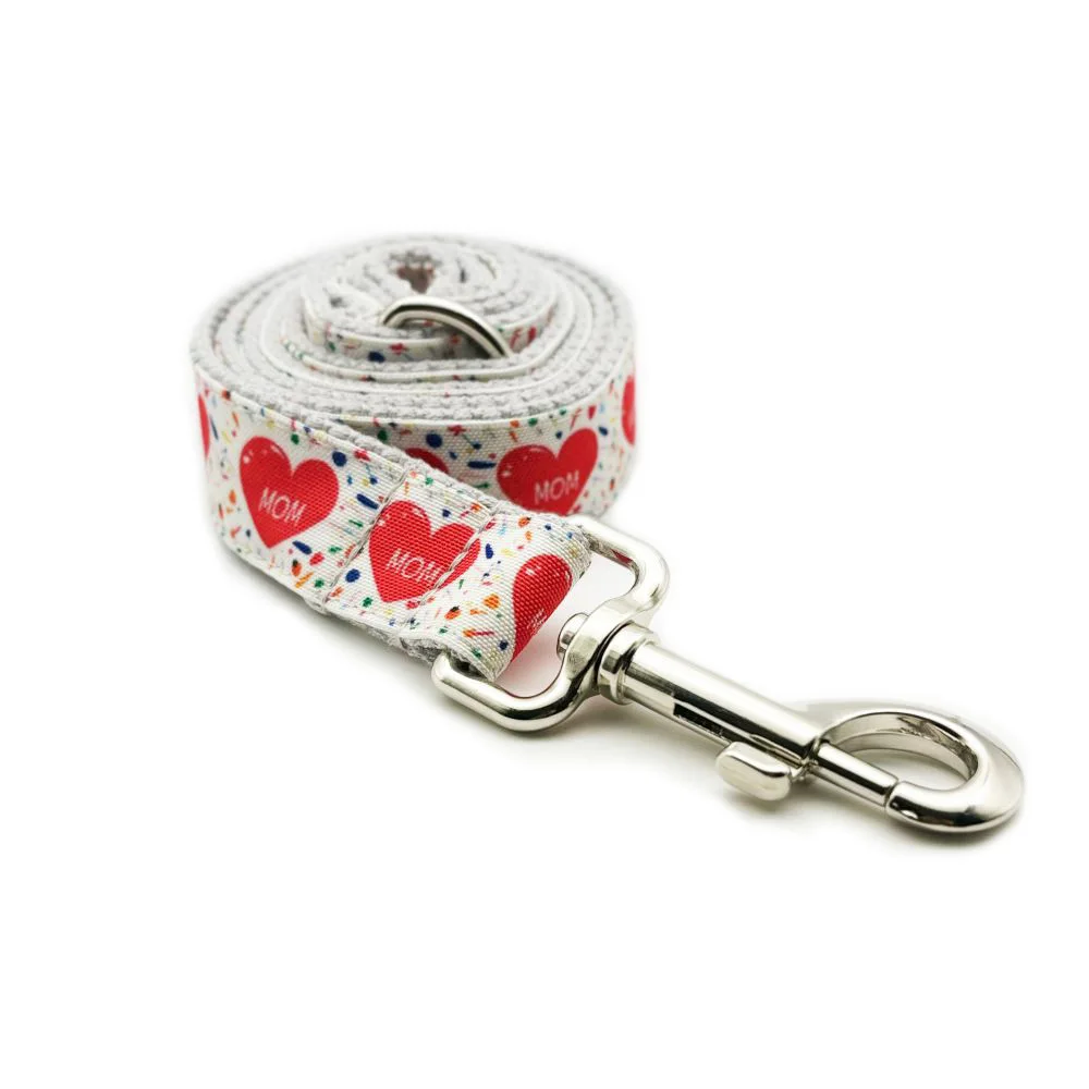 Collar personalizado para cachorros, Collar personalizado para mascotas, grabado gratis, placa de identificación, etiqueta, collares para perros Love Mom, correa para perros - imagen 3