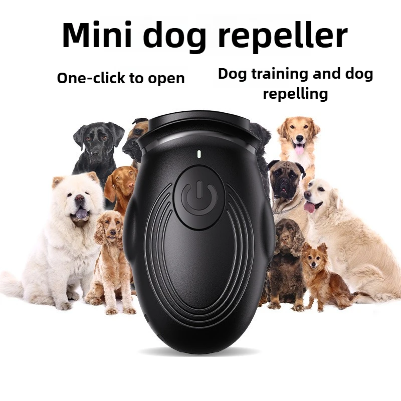 Mini dispositivo repelente ultrasónico para perros, dispositivo repelente recargable para dejar de ladrar, productos portátiles para mascotas al aire libre