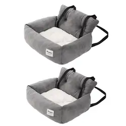 Asiento SUV para perros y gatos cama antideslizante correa ajustable