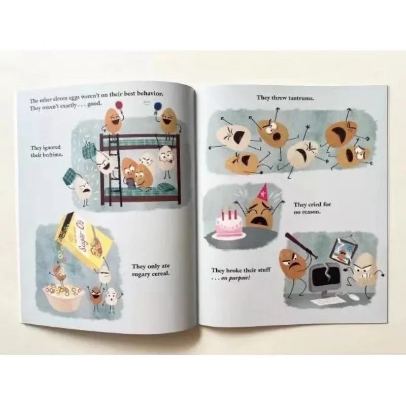 TheBadSeed Bad Seed godegg, Libro de imágenes divertido para niños, buen huevo CoolBean, inglés, Original, 6 libros - imagen 4