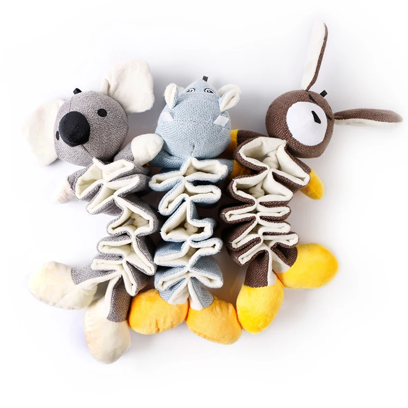 Vocalización de felpa para perros, juguetes de tela para perros, resistencia a morder Molar, interacción para masticar, mejora la inteligencia, accesorios para perros, artículos para mascotas - imagen 2