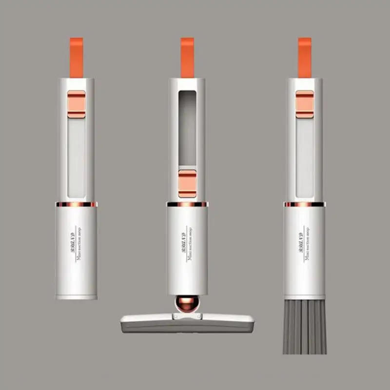 Mini fregona de escritorio, fregona de esponja húmeda y seca, sistema de limpieza de suelo para encimeras de vajilla, auto exprimible, sala de estar y coche - imagen 3