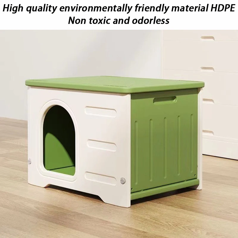 Casa para gatos callejeros al aire libre, Villa impermeable, casa para gatos a prueba de lluvia, jaulas para interiores, nido para gatos exteriores para las cuatro estaciones, suministros para perros pequeños - imagen 5