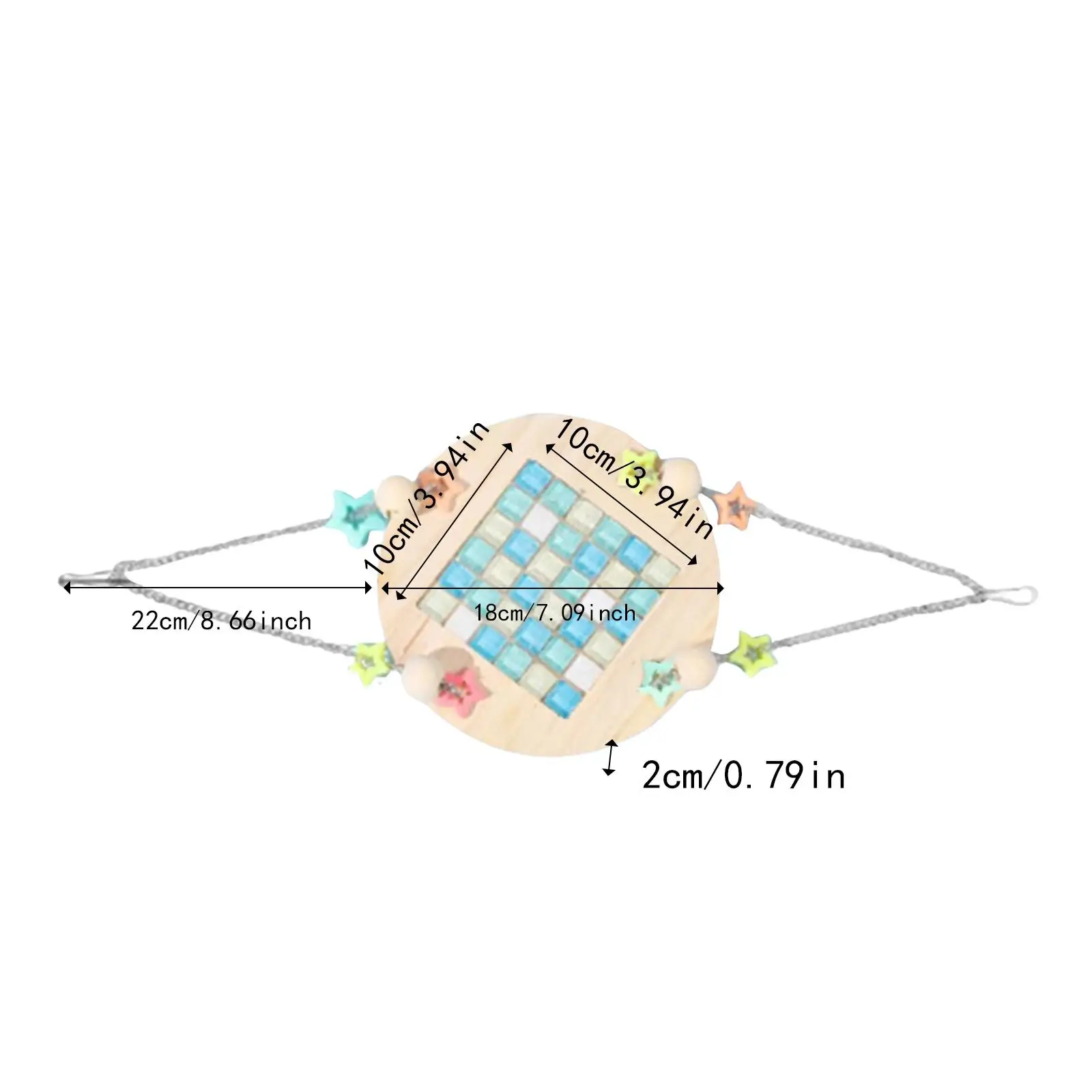 Bird Hammock,Parrot Perch Stand,Wooden,Comfortable Parakeet Bed Nest Hanging Bird Toy for Lovebirds Budgie Cockatiel Conures