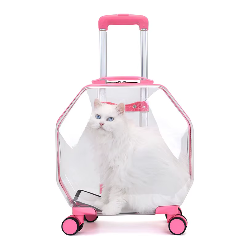 Mochila transportín con ruedas de gran capacidad para gatos y perros - imagen 2
