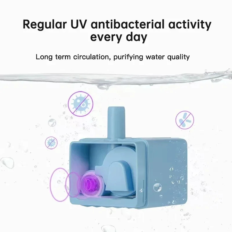 Petkit-bomba de agua inalámbrica de esterilización UVC para gatos, Motor de fuente para mascotas, dispensador de agua, accesorios de repuesto - imagen 4