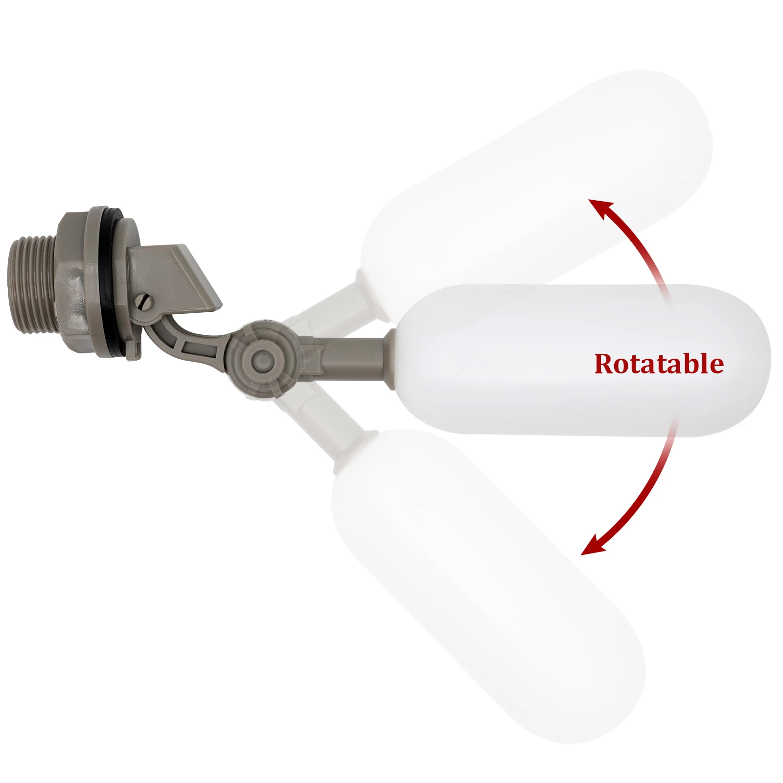 DN15 DN20 ajustable 1/2 "3/4" válvula de llenado automático flotante tanque de llenado automático Control de nivel de agua válvula de bola flotante de plástico - imagen 4