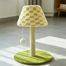 Árbol rascador para gato con poste de sisal y pelota colgante