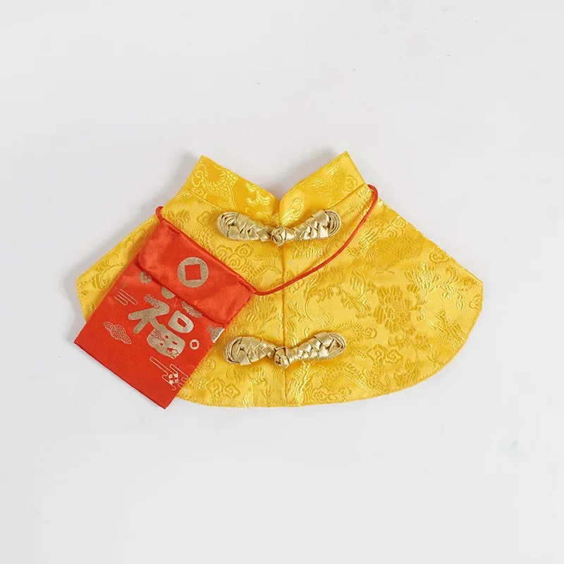 Vestir de Año Nuevo, Suministros para Gatos, Estilo Chino, Capa Festiva, Sobre Rojo, Chal navideño y Año Nuevo, Capa - imagen 4