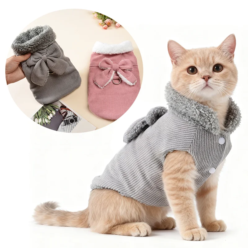 Chaleco de lana para gatos Sphynx y perros pequeños – Abrigo invierno - imagen 3