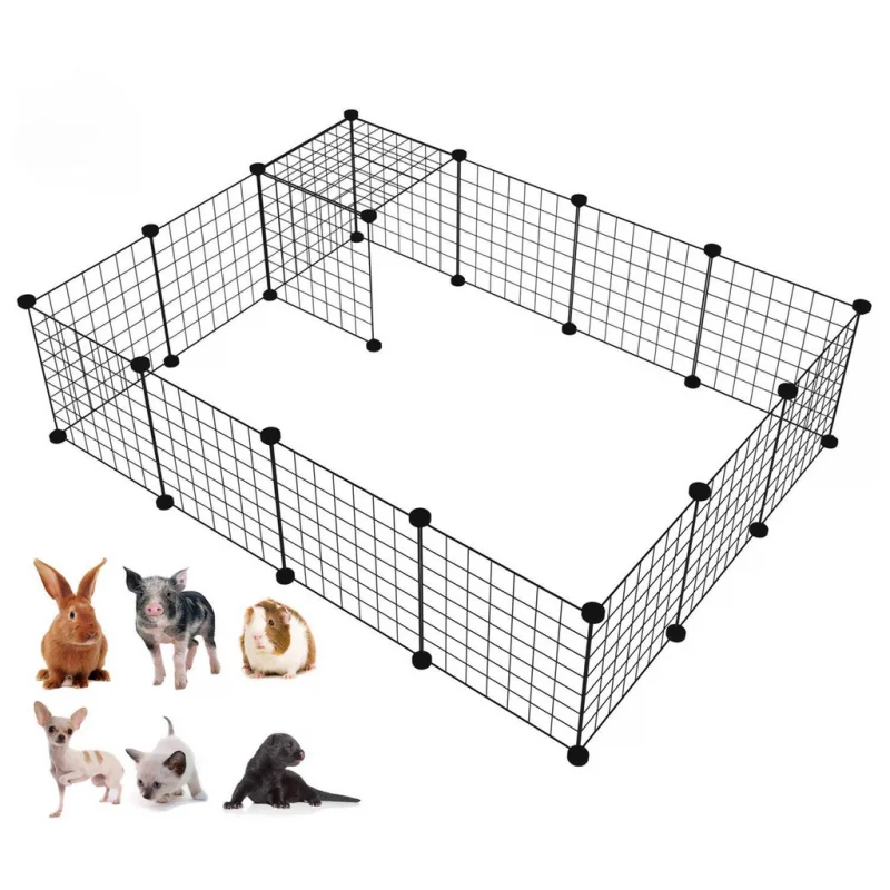 Multi Porta e Janela Dobrável Destacável Pet Cage, Grande Casa Interior, Villa ao ar livre, Grande Hous Interior, DIY - imagen 2