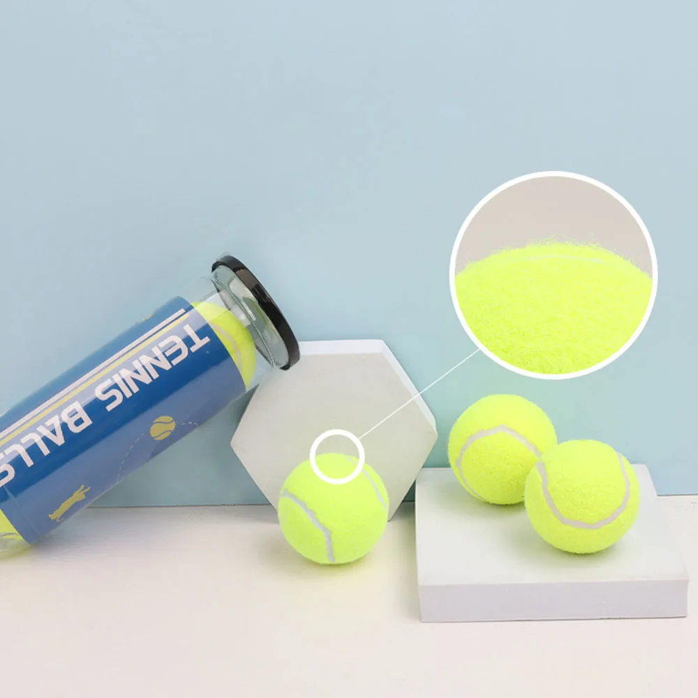 Pelota de tenis elástica de juguete para perros, juguete de goma resistente a masticar para mascotas para entrenar, juguete duradero para masticar cachorros, - imagen 5