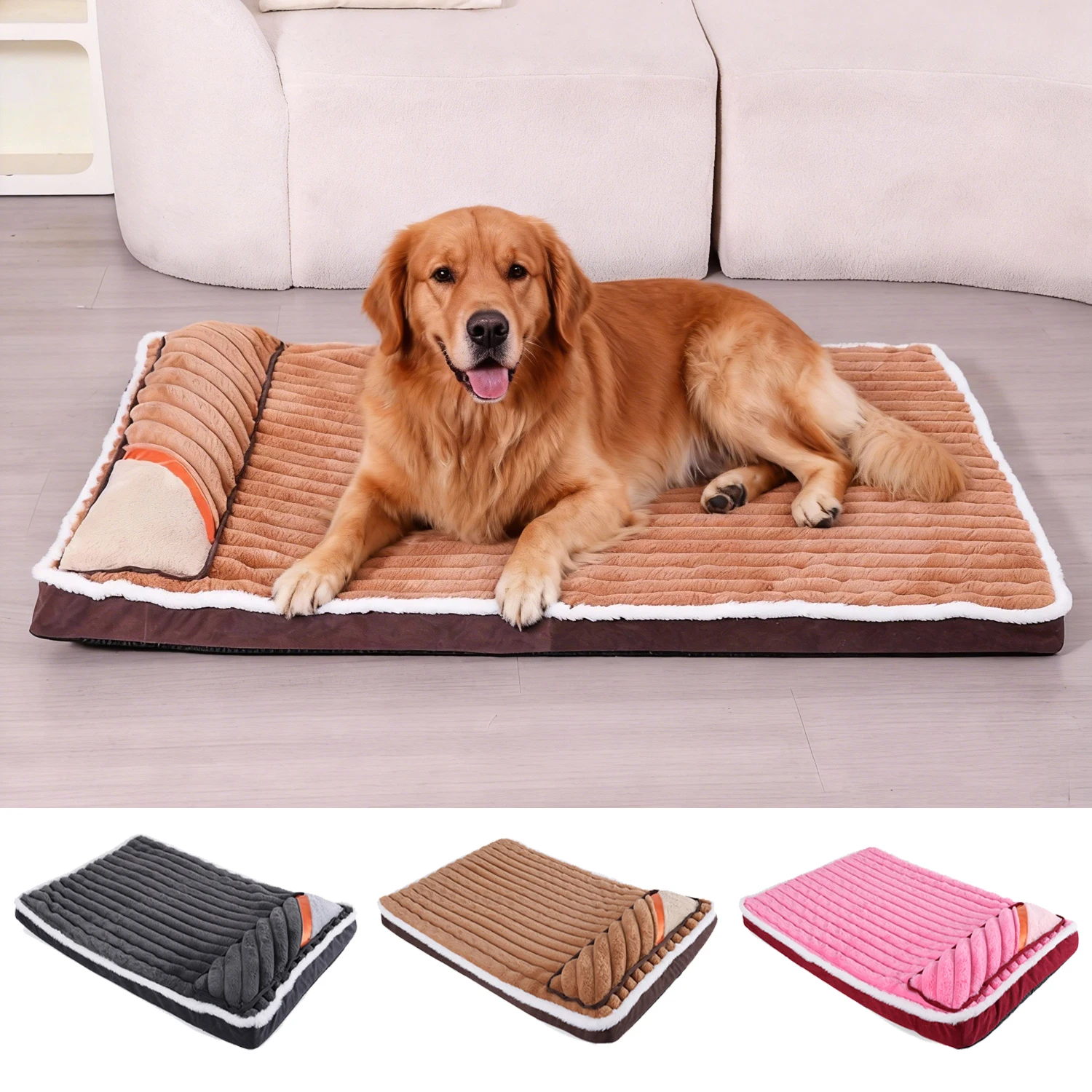 Cama cálida de invierno para perros pequeños medianos grandes y gatos