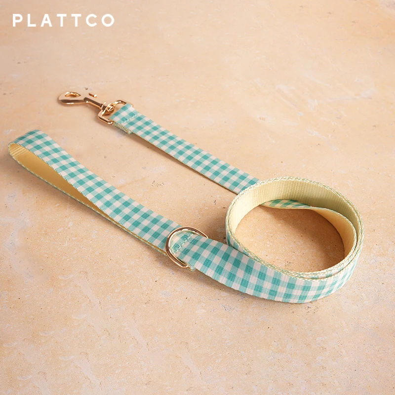 Arnés para perro con estampado cuadros y correa resistente - imagen 4