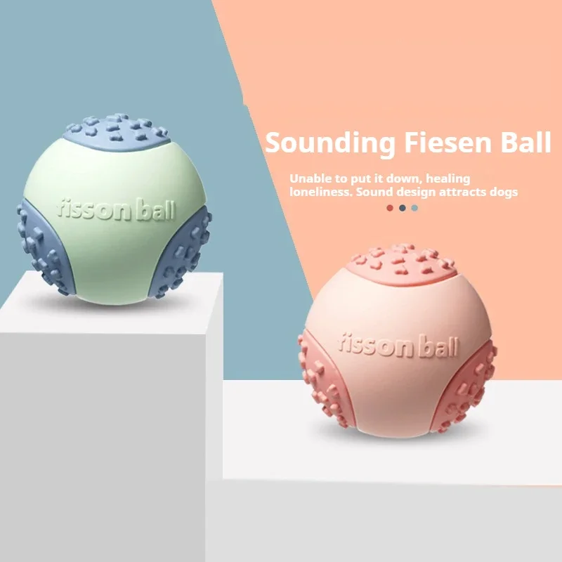 Suministros para mascotas resistentes al sonido, resistente a las mordeduras, juguete para cachorros, agua flotante, pelota interactiva de goma para perros - imagen 2