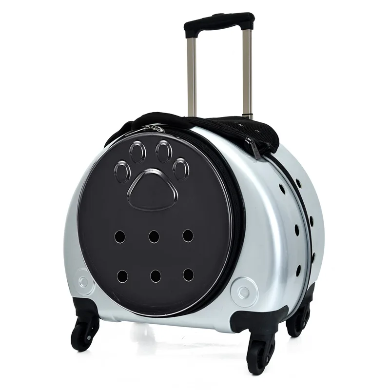 Mochila de viaje con ruedas para gatos – Cápsula espacial portátil - imagen 4