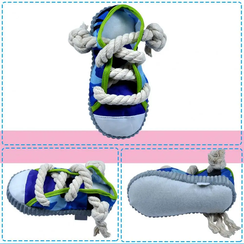 Juguete interactivo resistente a las mordeduras para mascotas, peluche para aliviar la ansiedad, forma de zapato, juguete masticable para mascotas, Juguetes Divertidos para perros, rompecabezas, accesorios para cachorros - imagen 4