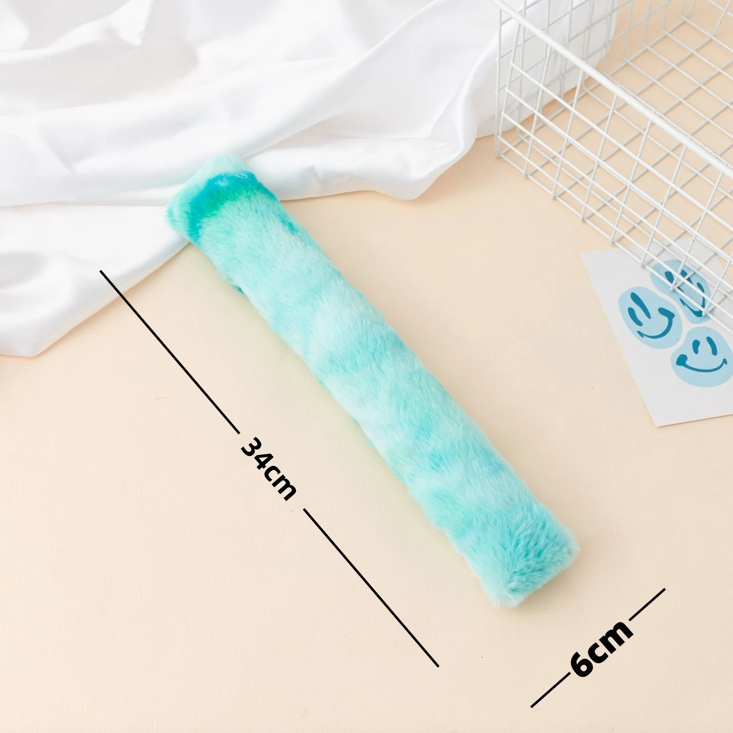 Almohada de felpa con gradiente para gato, palos para masticar y provocar, palos de dentición, almohada de juguete para gato de entretenimiento