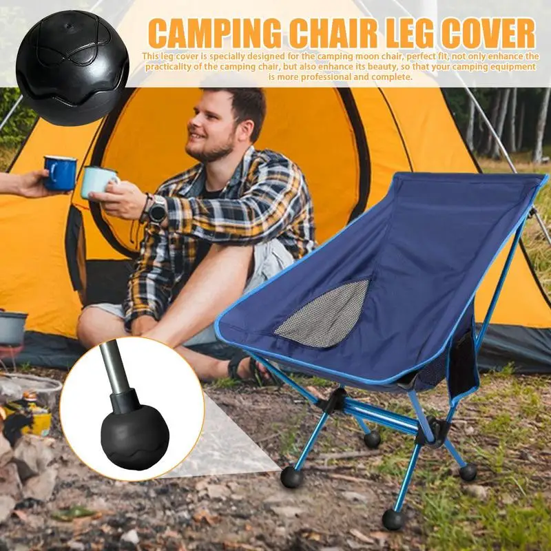 Protector de pies de muebles para silla, almohadillas resistentes al desgaste para acampar, barbacoa al aire libre, Picnic y Pesca - imagen 3