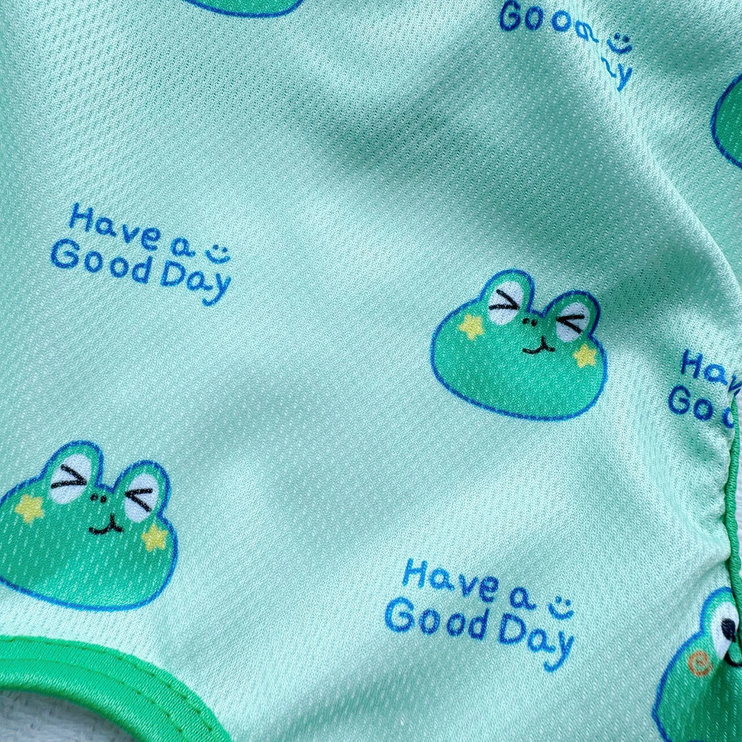 Ropa de verano para mascotas, mono con estampado de unicornio y rana para perro, pijama fino de malla transpirable de 4 patas, mono, traje de protección solar - imagen 5