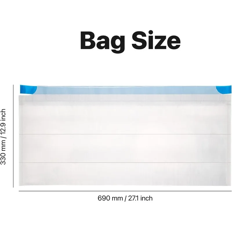 Bolsas de basura reemplazadas Neakasa-2 rollos (30 piezas) bolsas de receptáculos de residuos de arena para gatos para caja de arena para gatos autolimpiante con tapa abierta M1 - imagen 5