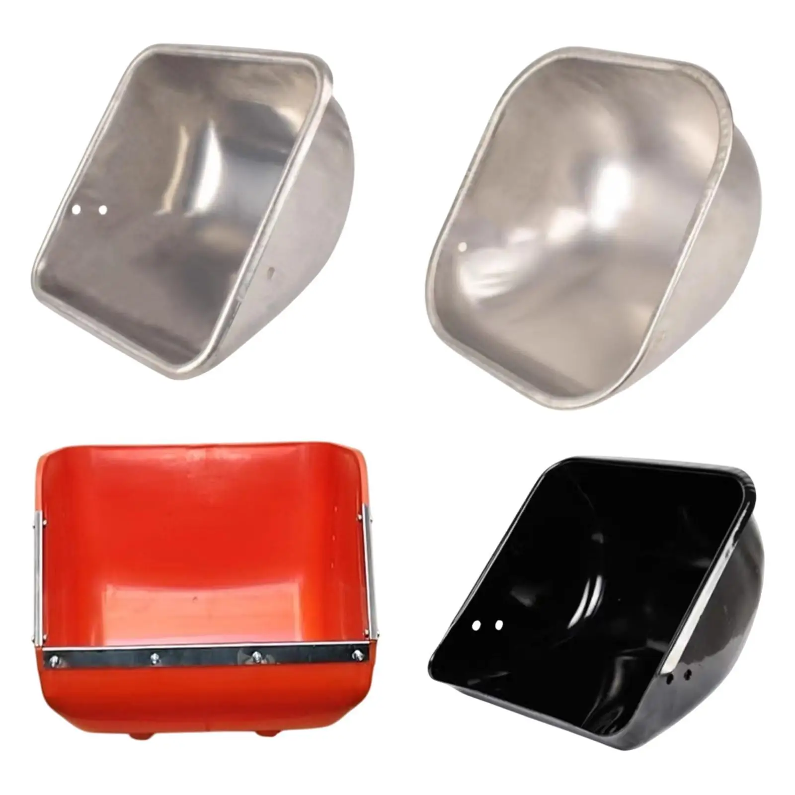 Pig Feeding Trough Sow Feeder Bowl Pig Waterer, Easy to Install Fodder Container Large Capacity Feed Bowl Pig Feeder