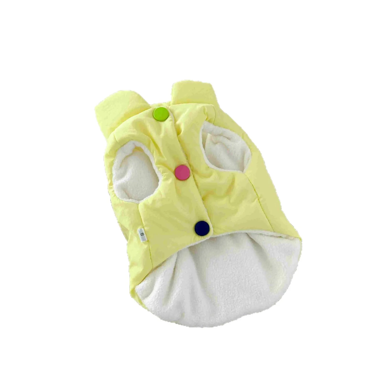 Abrigo de color caramelo para otoño e invierno para mascotas, chaleco grueso y cálido a prueba de viento para perros, ropa para perros pequeños, ropa para cachorros - imagen 4