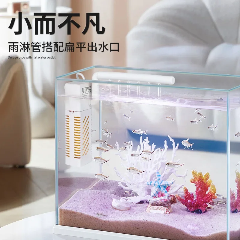 Bomba sumergible pequeña multifuncional, bomba de circulación integrada, filtro de oxígeno para fabricación de ondas, filtro Usb silencioso tres en uno - imagen 3