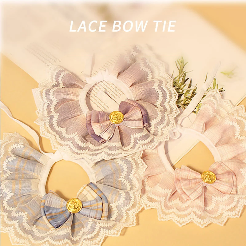 Navidad mascota saliva bolsillo juguetón lindo delicado encaje arco gato collar cabeza cubierta gato círculo pequeño perro bufanda - imagen 2