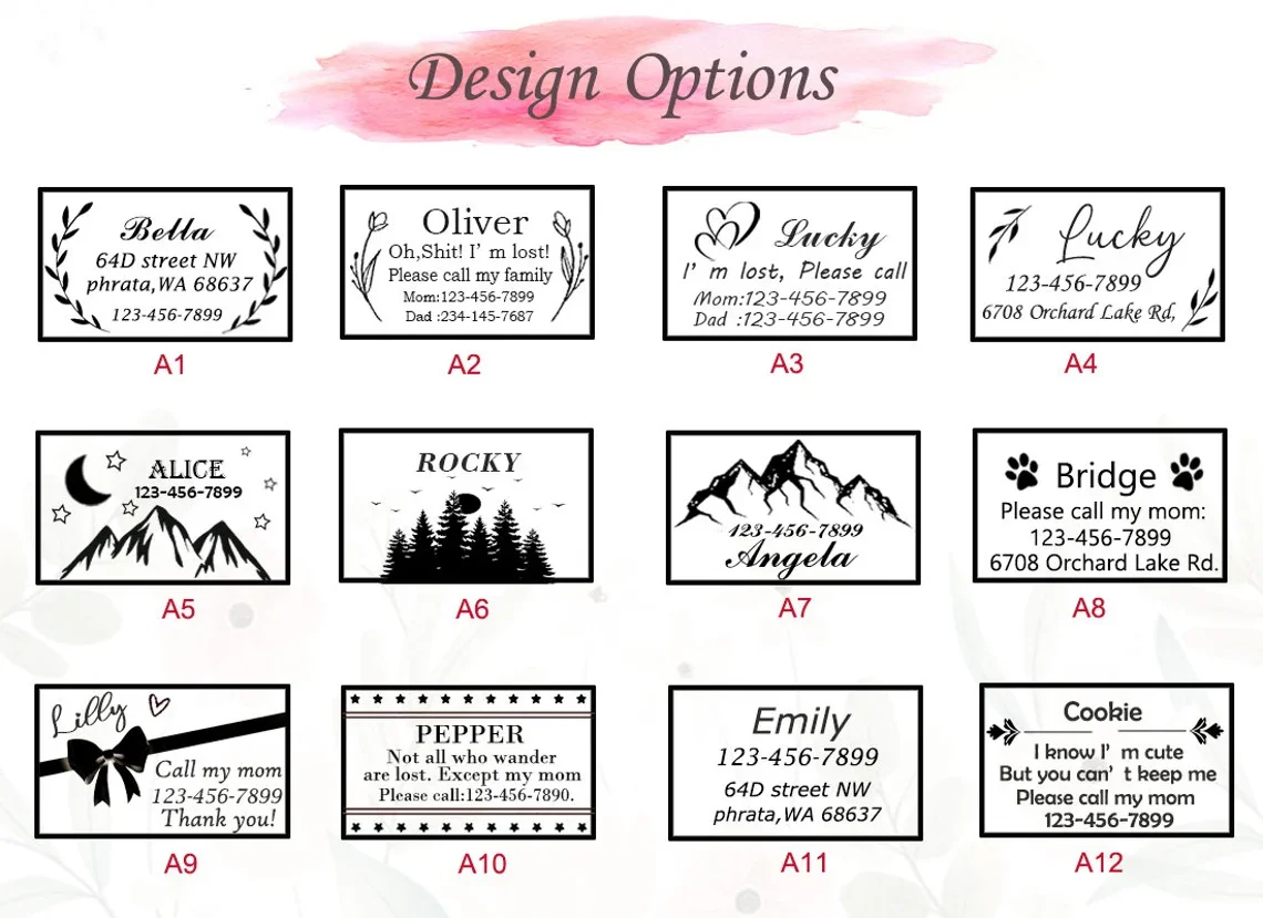 Etiqueta de identificación personalizada para perros, etiqueta deslizante para mascotas, código QR para mascotas - imagen 5