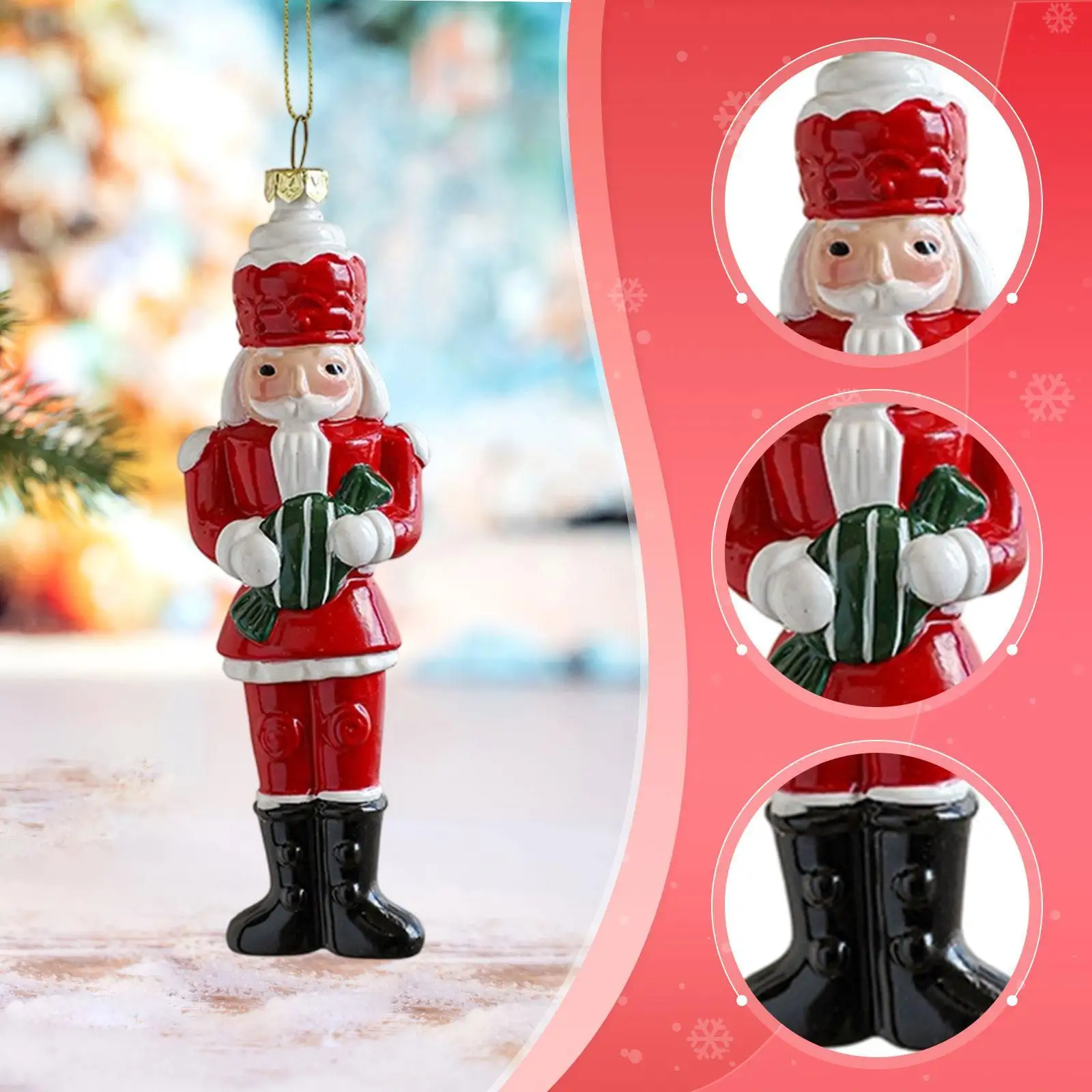 Colgante de Navidad, accesorios para fotos, decoración decorativa creativa de árbol coleccionable - imagen 5