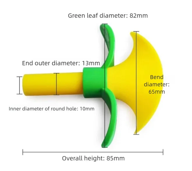 Boquilla de flor de repuesto para fuente de agua para mascotas, accesorios de cabezal de bomba dispensadora de agua antisalpicaduras para perros y gatos, naranja/amarillo - imagen 4