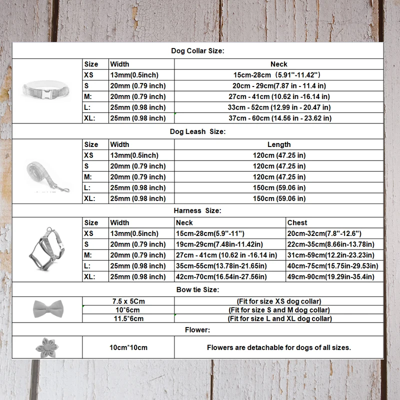 Collar y correa para perro de pana en polvo oculto, conjunto para perros, placa con nombre grabada personalizada, suministros para mascotas, correa para perro de pana 16