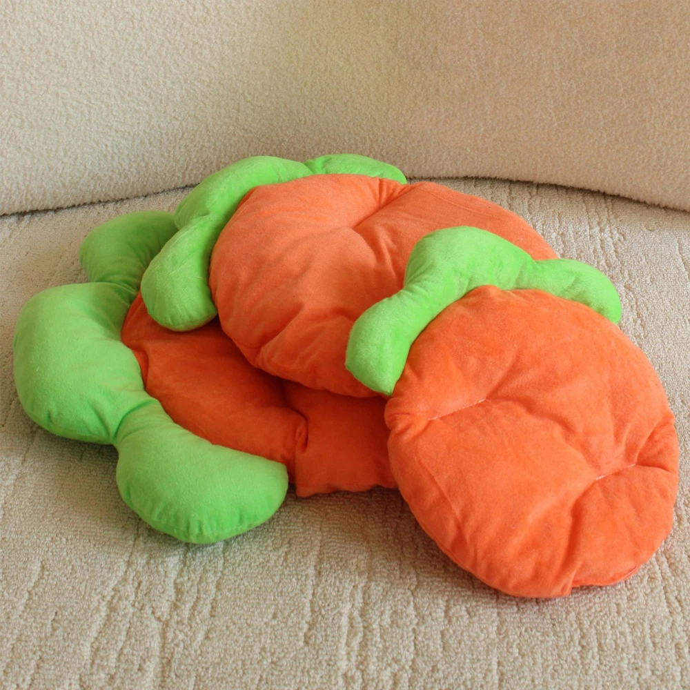 Alfombra cálida con forma de zanahoria para conejo, sofá suave y transpirable para mascotas, Animal PEQUEÑO, hámster, conejo, cachorro, gatito, cama para dormir, 1 ud. - imagen 4