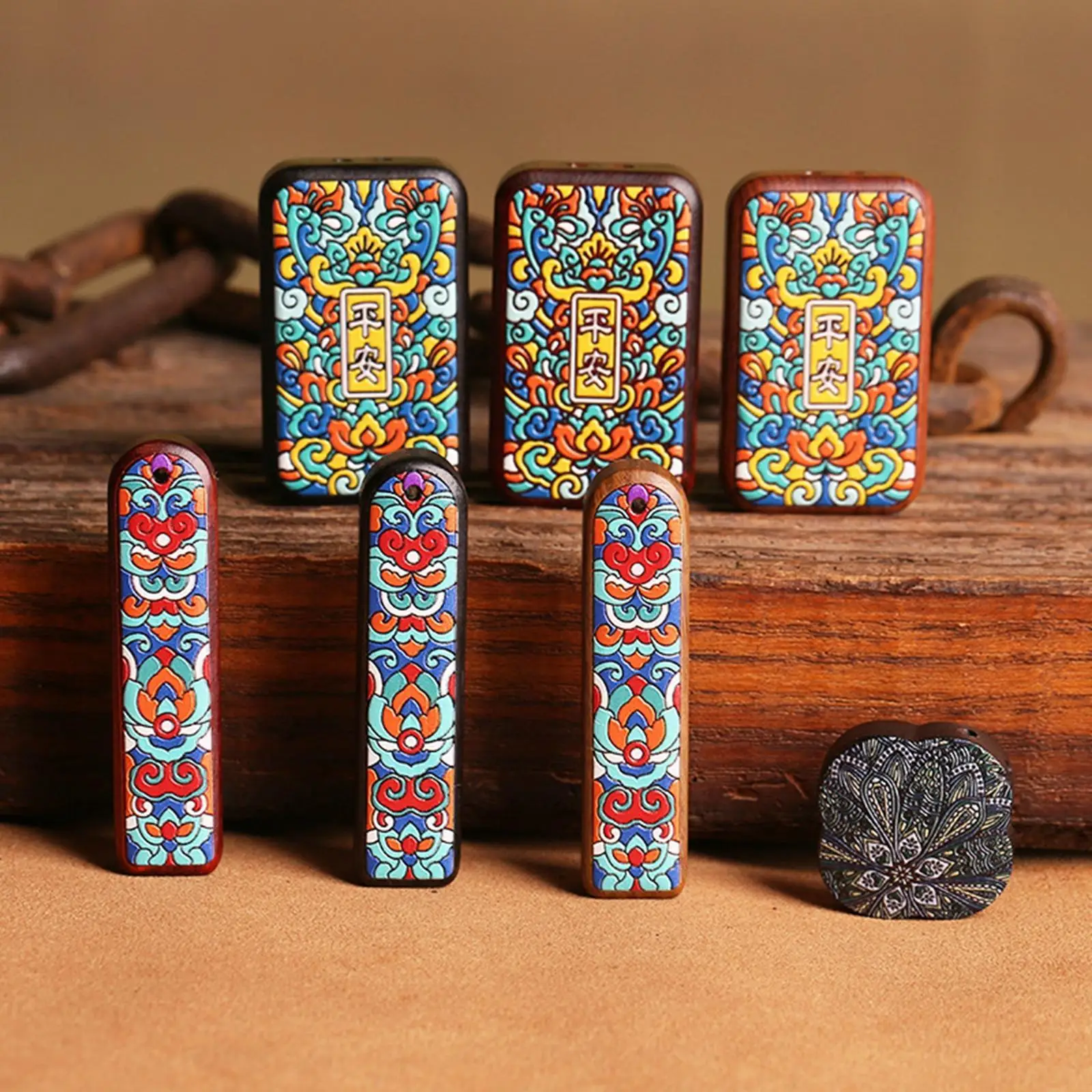 Hanging Pendant Necklace Charm Easy to Hang Accessory Multifunctional Photo Props Celebration Handcrafted Sturdy Keyring