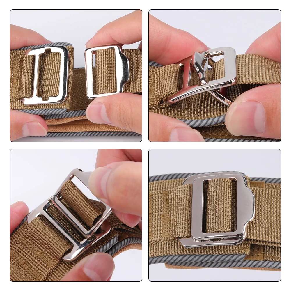 Collares tácticos de nailon de alta calidad para perros medianos y grandes, Collar reflectante para perros grandes, accesorios para mascotas galgo Terrier - imagen 5