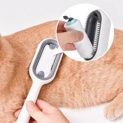 Cepillo de depilación doble cara para gatos y perros