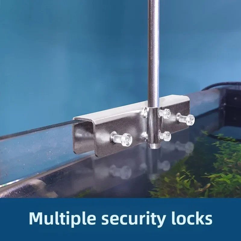 Soporte de montaje de tanque ajustable para acuario, soporte de luz LED Universal para pecera, Kit colgante de lámpara, accesorios para acuario, 2 uds. - imagen 5