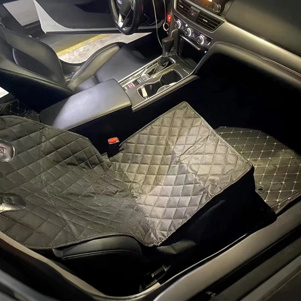 Funda delantera para asiento de coche para perros, alfombrilla Oxford antideslizante impermeable, Universal para SUV, camiones y sedanes, Protector para viajes de mascotas y uso diario - imagen 3