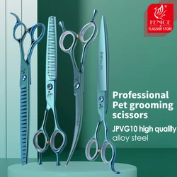 Tijeras de peluquería VG10 para perros – Rectas, curvas y desfilado