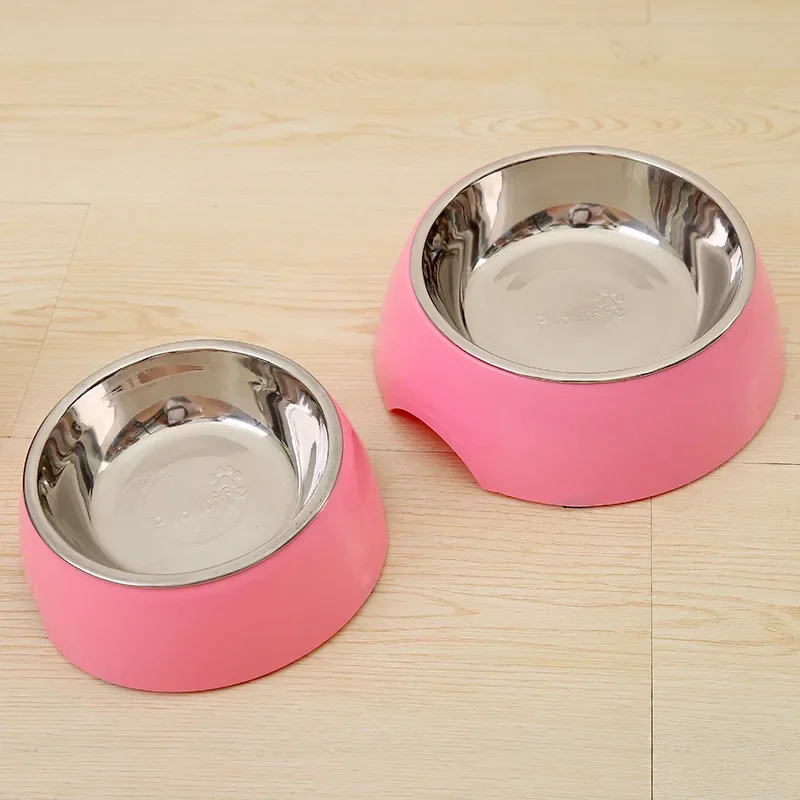Cuenco para perros y gatos, dispensador alimentador de agua y comida de acero inoxidable, varios colores, materiales de alta calidad, productos para mascotas, gran oferta 2020 - imagen 2