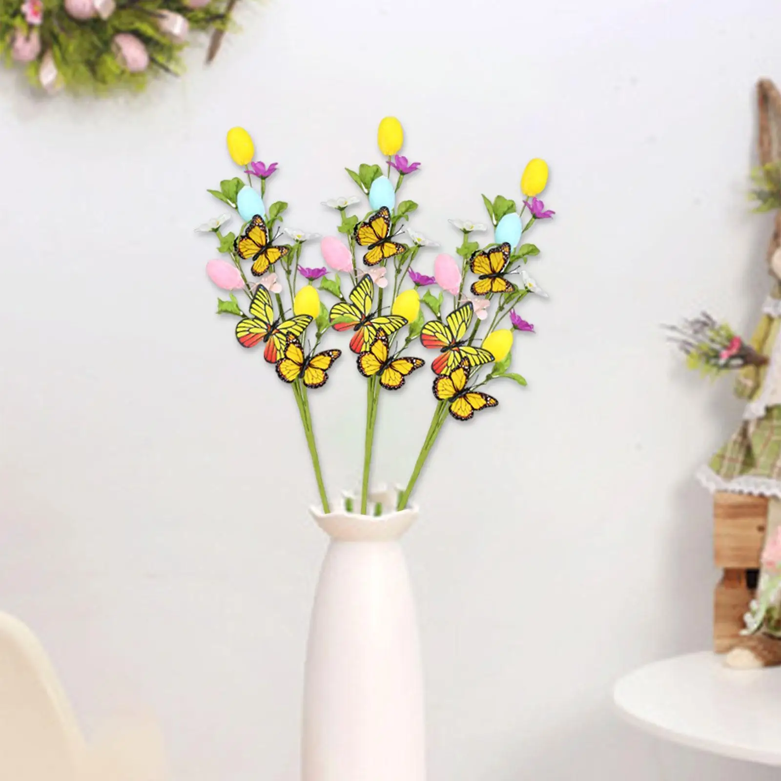 Ramas de flores artificiales para Pascua - Decoración de jarrones - imagen 2